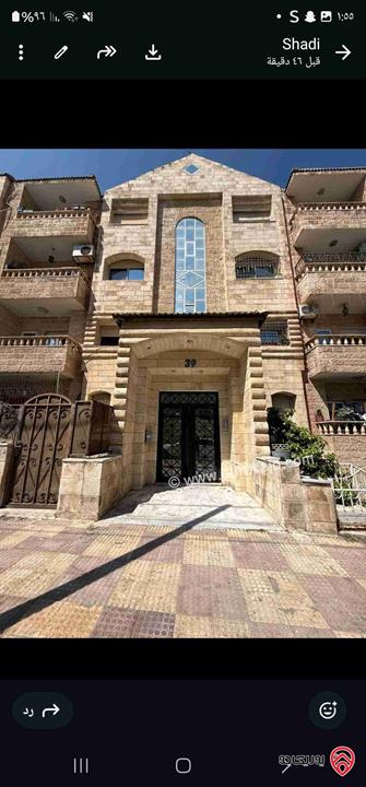 شقة فارغة طابق أرضي مساحة 150م للايجار في عمان - الجبيهة