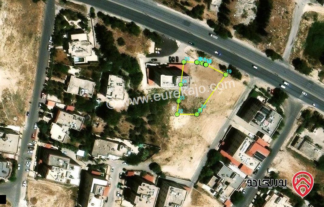 ارض مميزة مطلة على الشارع مساحتها 1136م للبيع من اراضي شمال عمان ام زويتينة حوض ظهر العين 