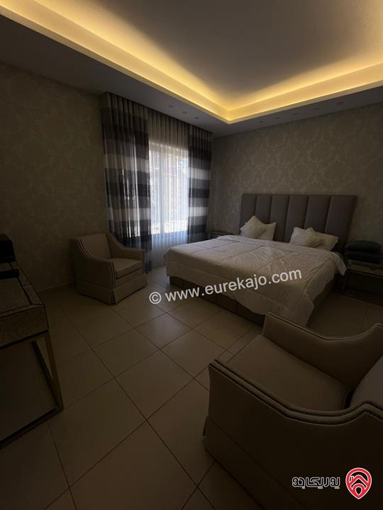 شقة ارضية مفروشة مساحة 250م للايجار في عمان - ام اذينة