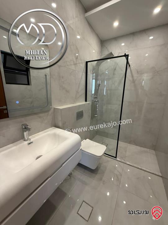 شقة فارغة أرضية مساحة 125م مع ترس 40م للايجار في عمان - عبدون جديدة لم تسكن