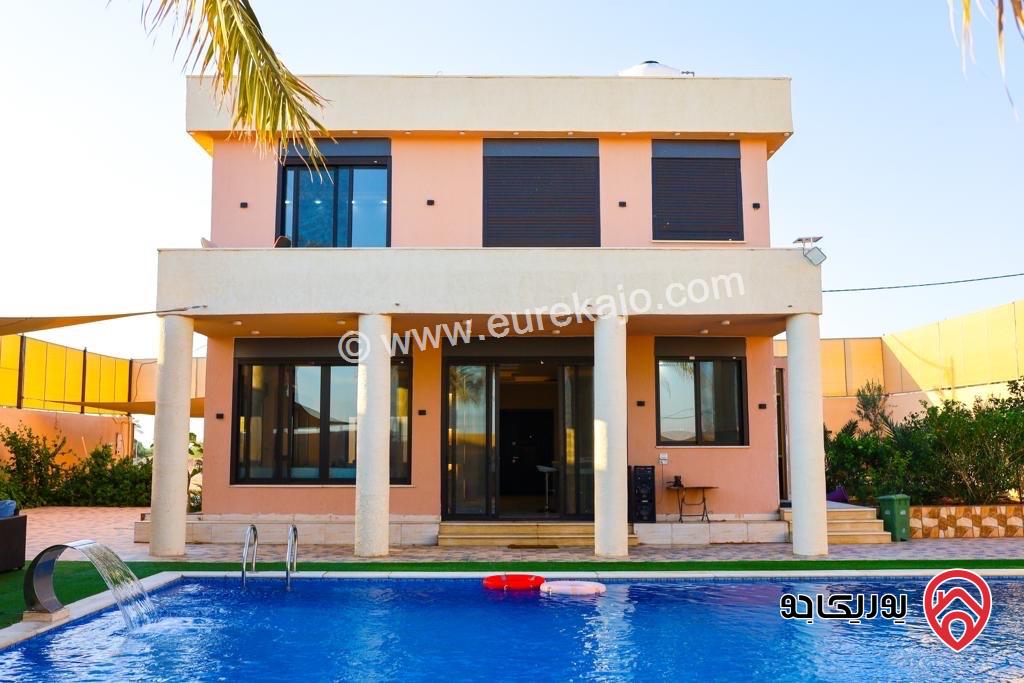 مزرعة مساحة الارض 1121م والبناء 246م للبيع في منطقة الغور - الشونة الجنوبية تصلح للايجار و الاستثمار 