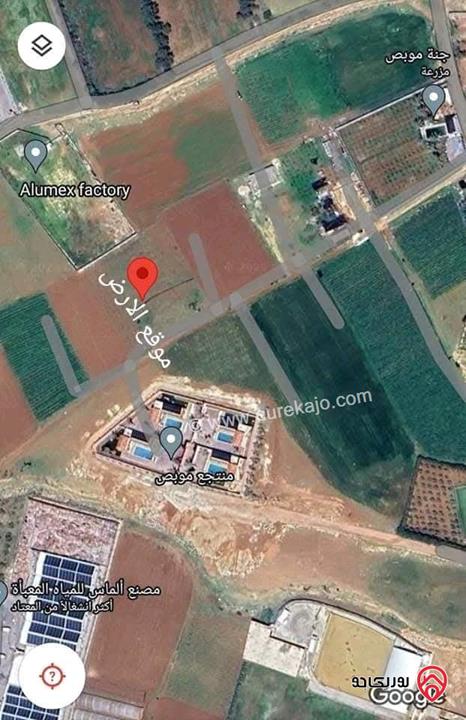 ارض مساحة 3 دونم و 826م للبيع من أراضي شمال عمان - موبص  