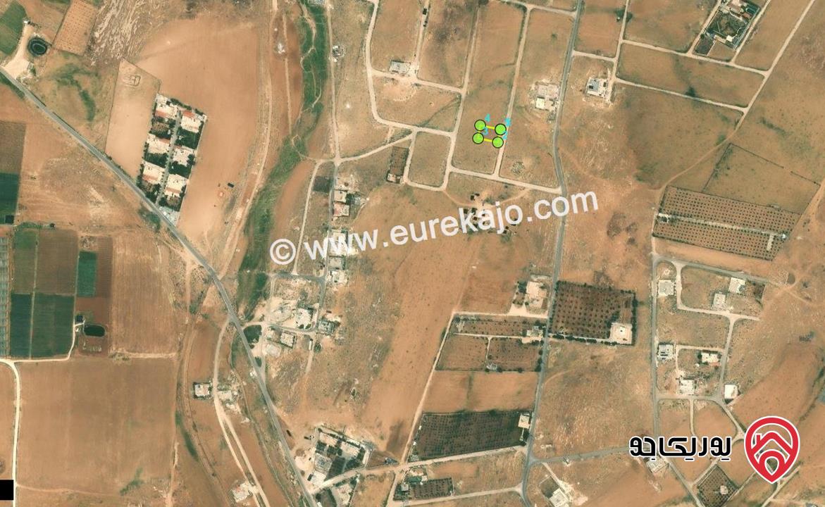 ارض مساحة 619م للبيع من اراضي جنوب عمان اللبن - دبوس