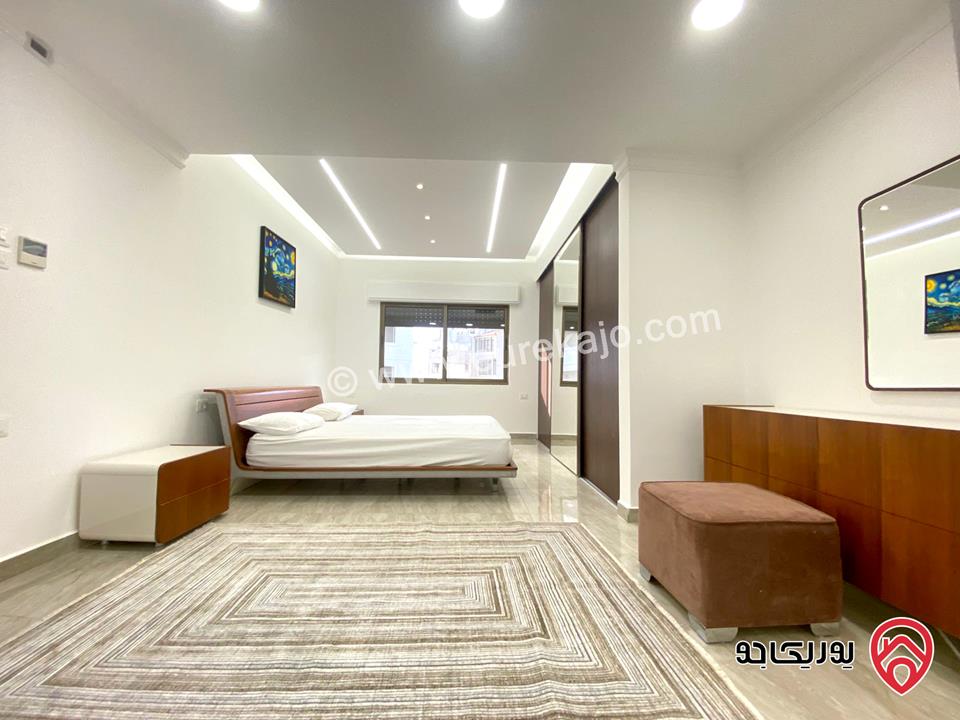 شقة مساحة 130 متر طابق ثاني للايجار مفروشة فرش جديد في عمان - عبدون