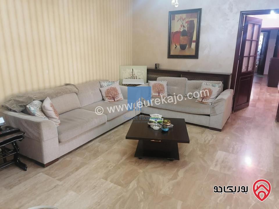 شقة أرضية فاخرة للبيع في عمان - خلدا مساحة 182م مع ترس 30م تشطيب سوبر ديلوكس