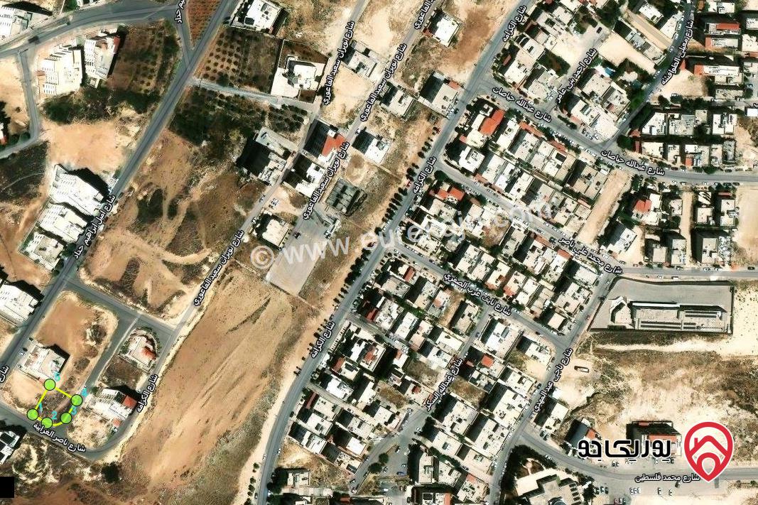 ارض مساحة 523م للبيع في عمان - ابو نصير حوض المقرن منطقة اسكانات/ قريبة من شارع الاردن