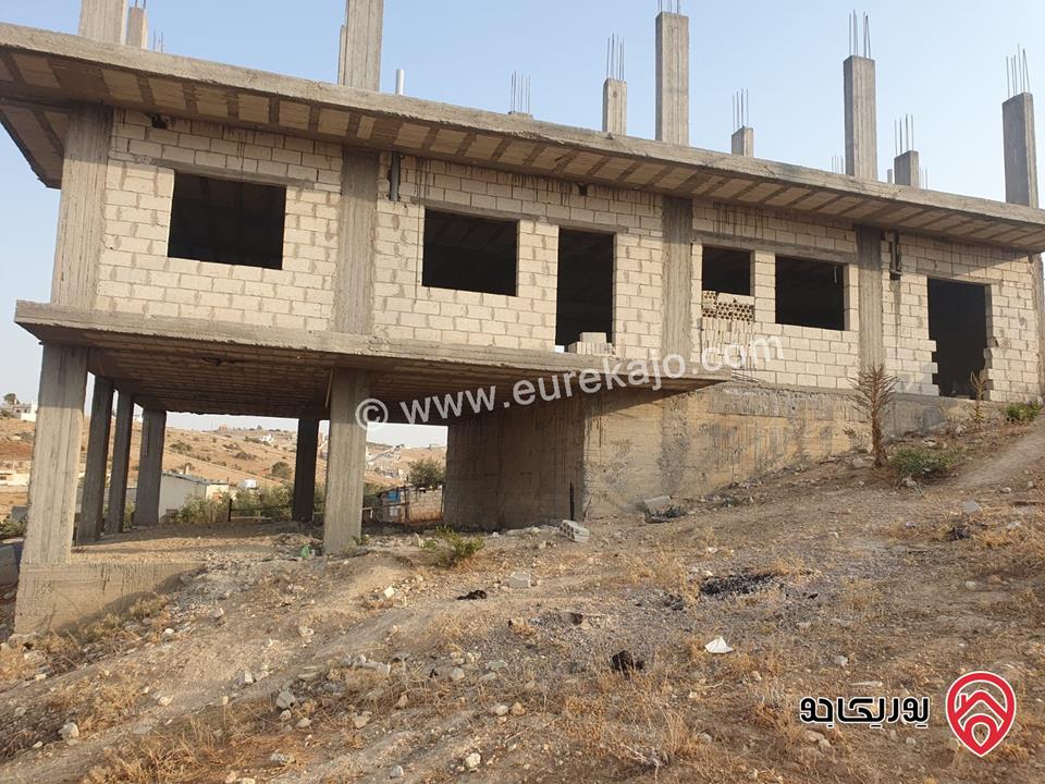 منزل قيد الإنشاء مساحة 186م على أرض 605م للبيع في الزرقاء - بيرين