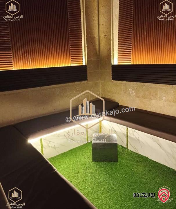 شقة سوبر ديلوكس شبه أرضية مساحة 95م داخلي و 40م خارجي للبيع في عمان - الدوار الرابع 