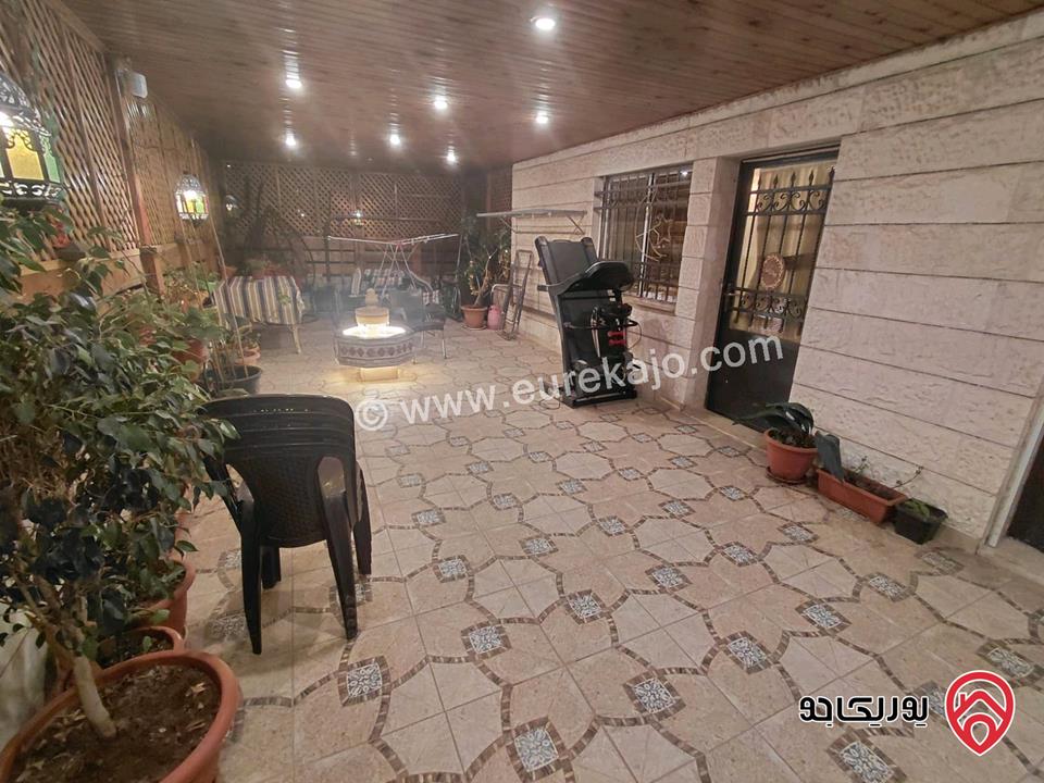 شقة أرضية مساحة 145م مع ترس كبير 50م للبيع في عمان - طبربور