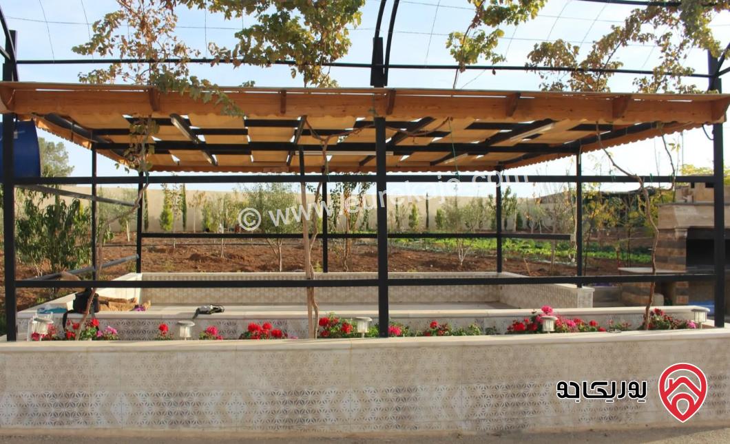 مزرعة مساحة الأرض 4000م والبناء 160م للبيع في عمان - حوارة	