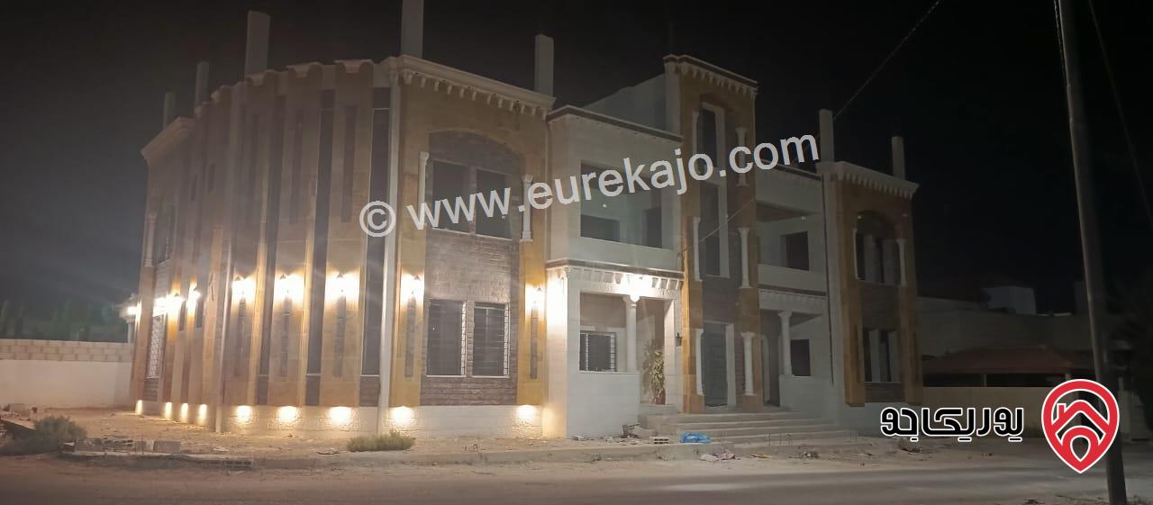 شقتين ديلوكس قيد الانشاء مساحة 135م طابق أرضي بسعر 45 ألف وطابق أول بسعر 40 ألف للبيع أو للبدل على أرض في المفرق