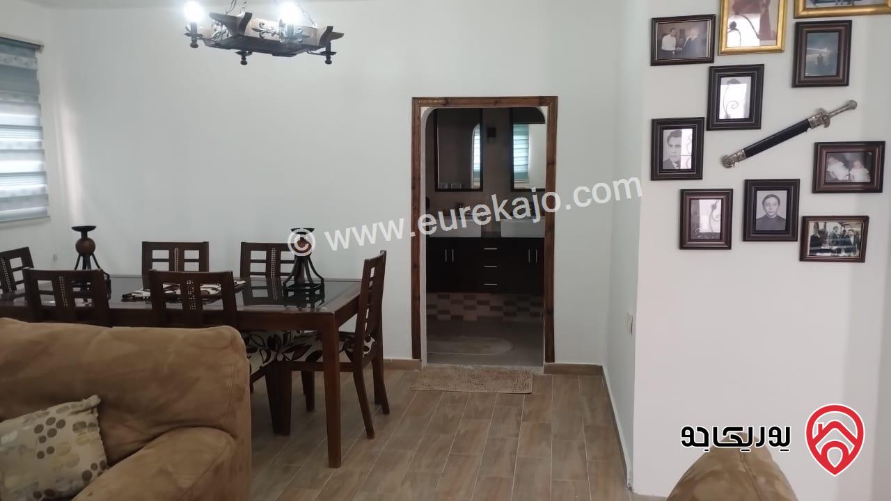 منزل مستقل مساحة 150م على أرض 1020م للايجار مفروش في الشوبك 