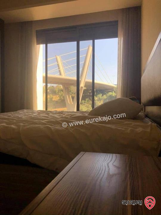 شقة طابق سادس مساحة 115م مفروشة للايجار في عمان - عبدون