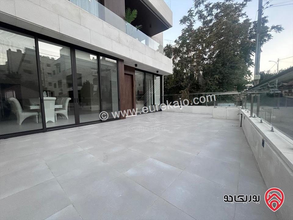 شقة مفروشة فاخرة أرضية مساحة 180م للايجار في عمان - عبدون