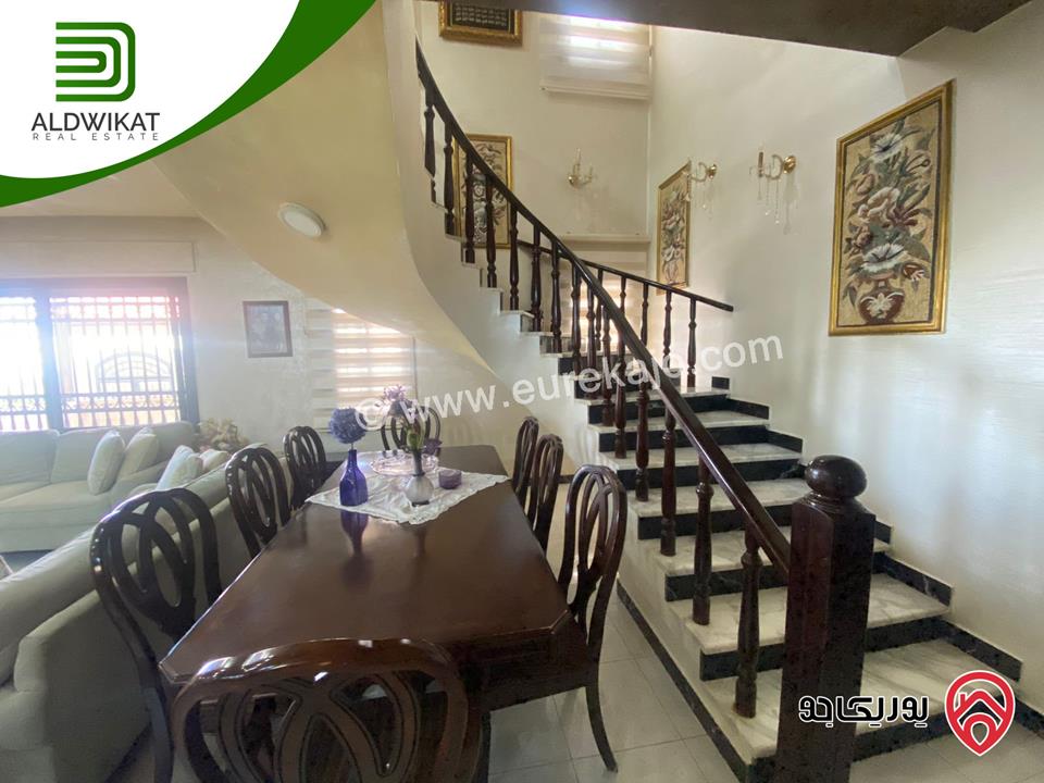 فيلا مستقلة للبيع في عمان - شفا بدران مفروشة مساحة البناء 600 م مساحة الارض 600 م