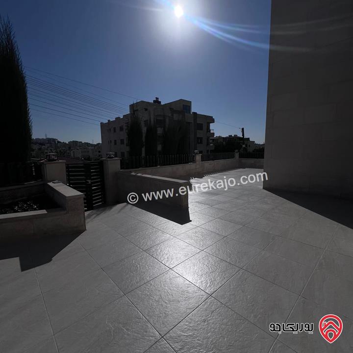 شقة شبه أرضية مساحة 188م داخلي و 165م خارجي للبيع في عمان - ضاحية النخيل