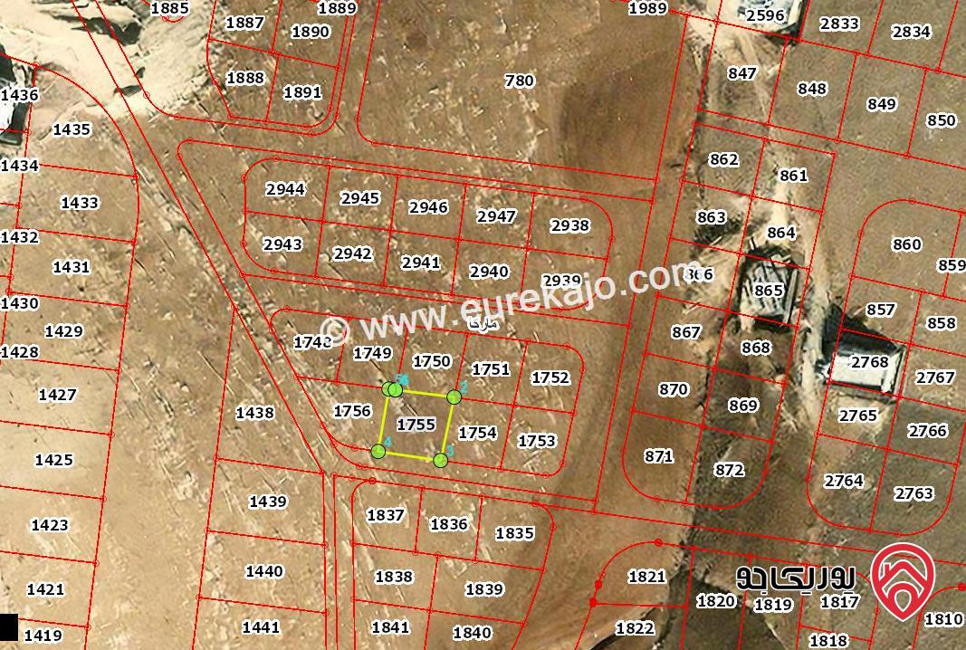 قطعة أرض مساحة 321م للبيع من اراضي شرق عمان - ماركا واجهة على الشارع