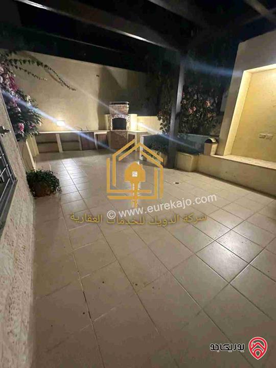 شقة فارغة شبه أرضية مساحة 186م داخلي و 120م خارجي للإيجار في عمان - دير غبار 