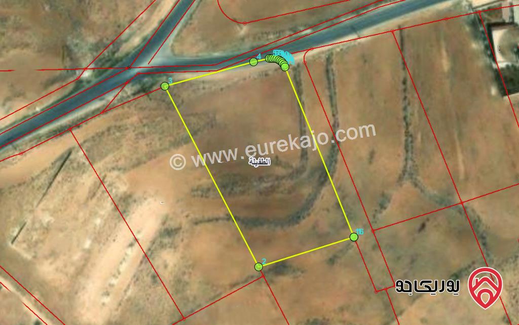 قطعة ارض مساحة 5523م للبيع في الطفيلة 