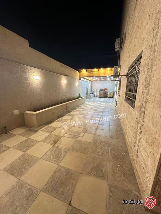 شقة شبه ارضي مساحة 120م داخلي وخارجي 80م للبيع في عمان - شفا بدران