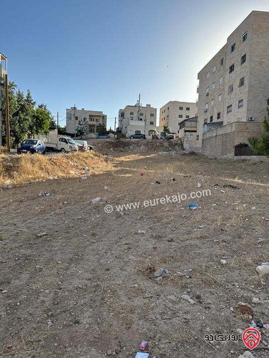 ارض مميزة مساحة 823م على شارعين مع منسوب للبيع في عمان - طبربور