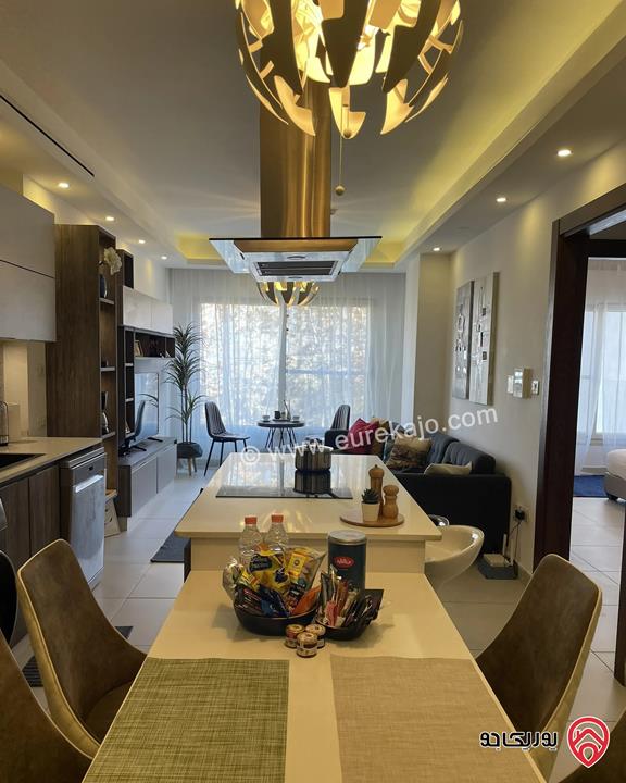 شقة مفروشة طابق ثاني مساحة 95م للايجار في عمان - عبدون