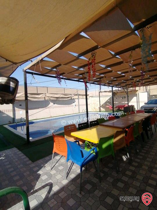 شاليه مساحة البناء 100م على أرض 288م للبيع المستعجل في البحر الميت - الكرامة