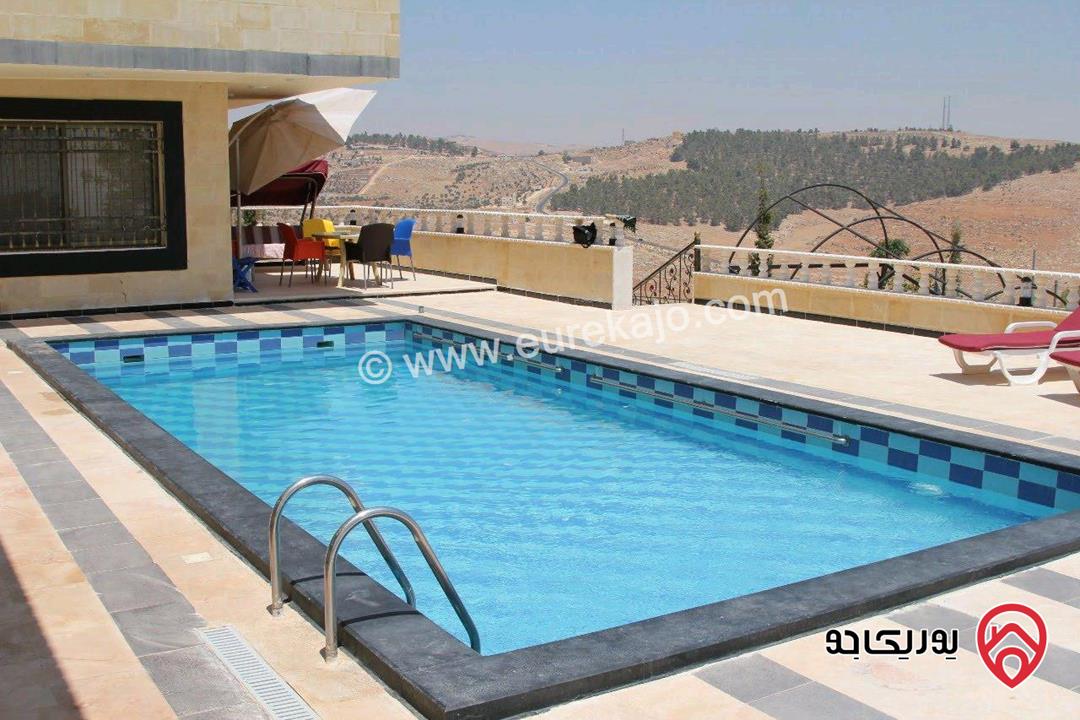 مزرعة مساحة الأرض 9 دونم و 500م والبناء 370م للبيع في المفرق - منطقة دحل