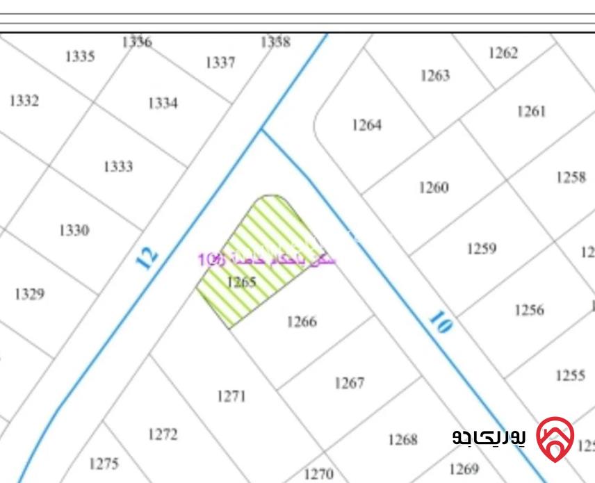 قطعة أرض مساحة 230م للبيع في عمان - أبو نصير	