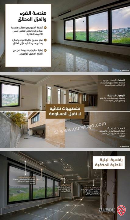 فيلا مساحة 870م على أرض 530م للبيع في عمان - ابو السوس 