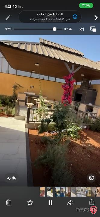 فيلا مفروشة مساحة 200م على أرض 500م للإيجار الشهري او السنوي فقط في عمان - الجيزة