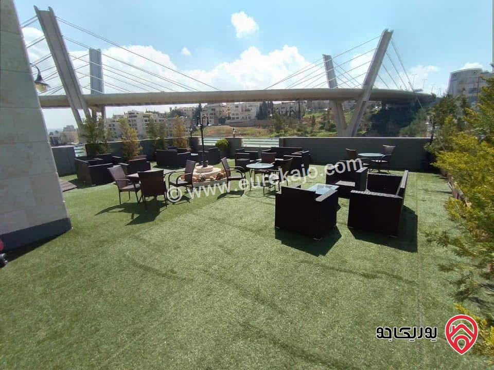 شقة طابق سادس مساحة 115م مفروشة للايجار في عمان - عبدون