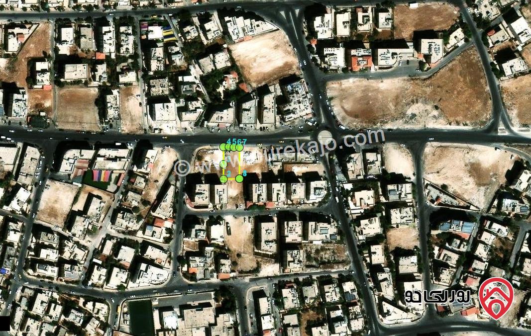 قطعة ارض مساحة 517م للبيع في عمان - طبربور سكن ج