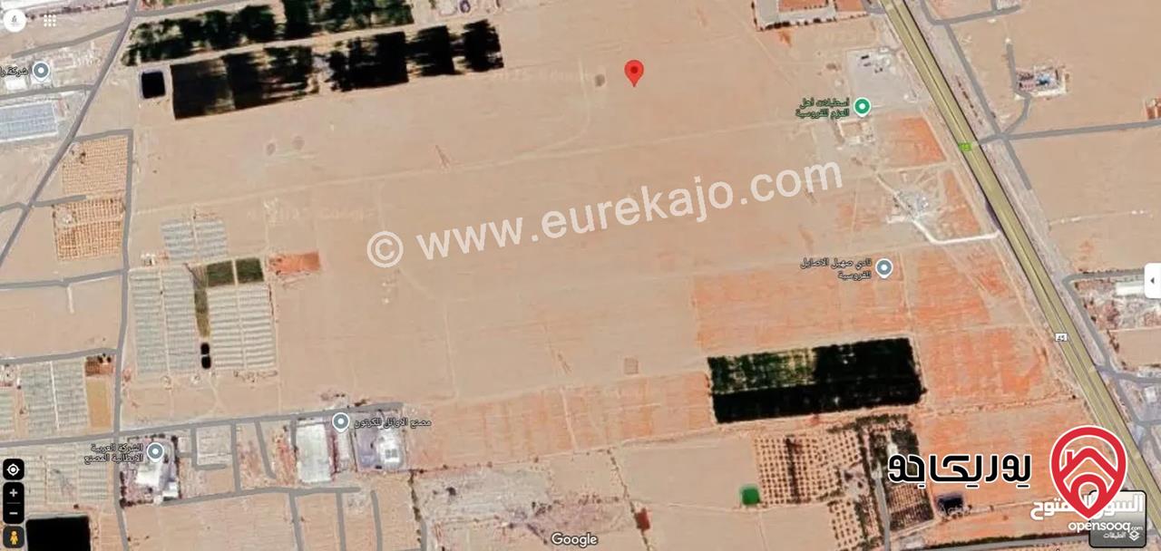 قطعة ارض مساحة 1 دونم للبيع من اراضي جنوب عمان - الجيزة قريبة من الطريق الصحراوي تصلح لكافة الاستثمارات