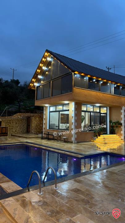 مزرعة مساحة الأرض 3620م والبناء 150م للبيع في السلط - الصبيحي