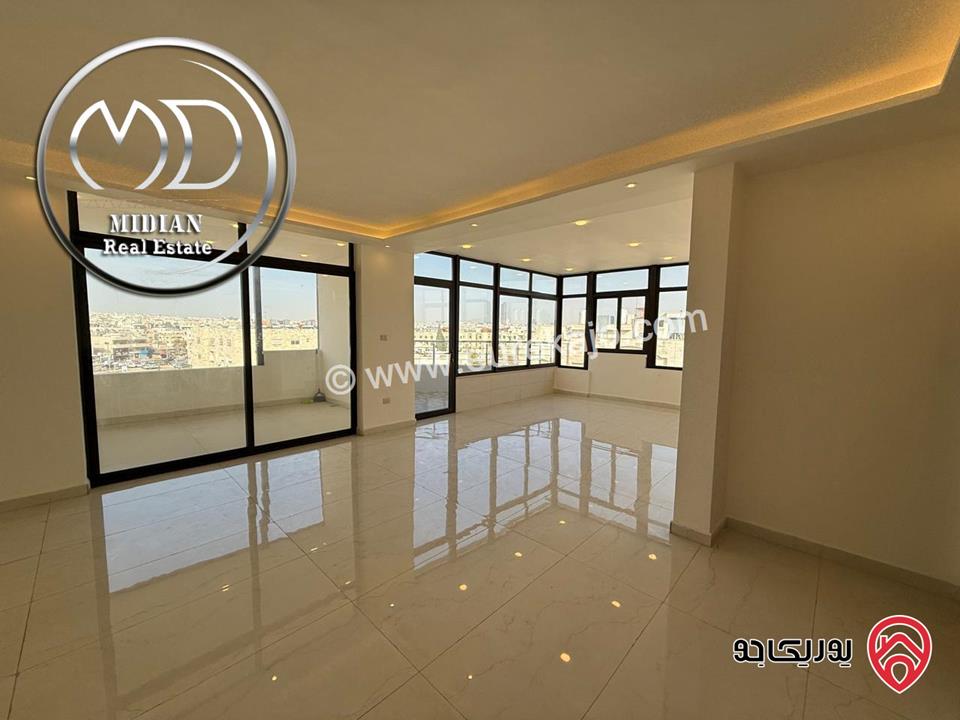 شقق دوبلكس جديدة للبيع في عمان - الرونق طابق اخير مع روف مساحات 220م & 245م مع تراسات تشطيبات فاخرة اطلالة جميلة