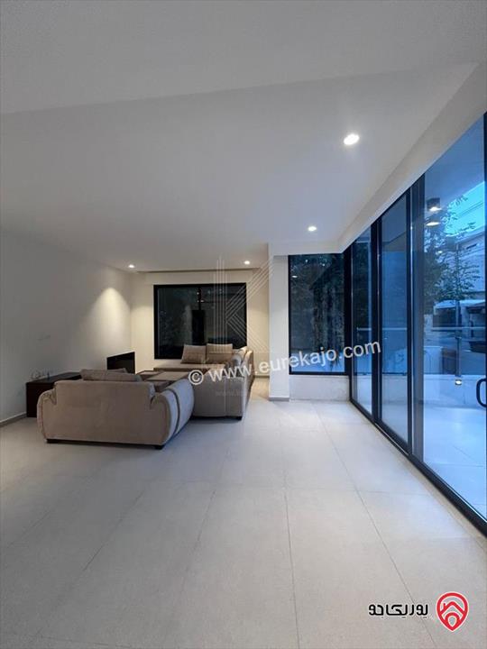 شقة مفروشة فاخرة أرضية مساحة 180م للايجار في عمان - عبدون