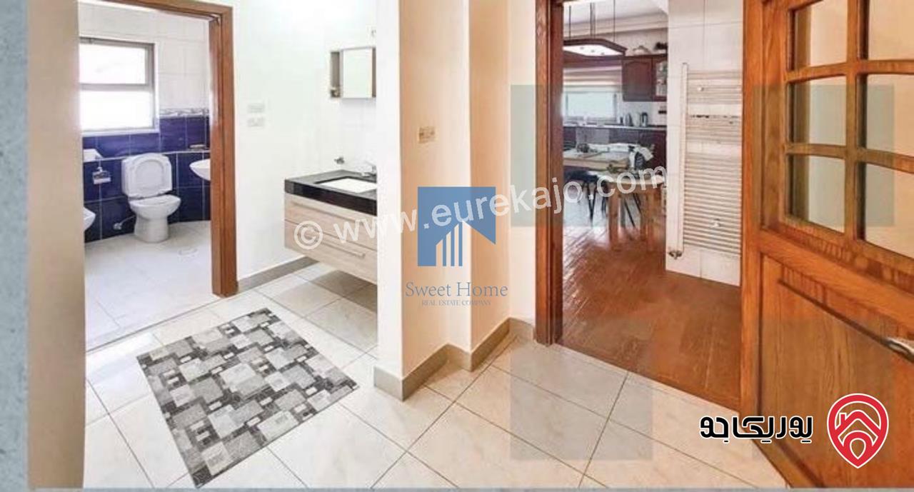 شقة طابقية مفروشة فاخرة للبيع في عمان - أم السماق قرب جامع التلاوي طابق ثاني 312م بسعر مغري