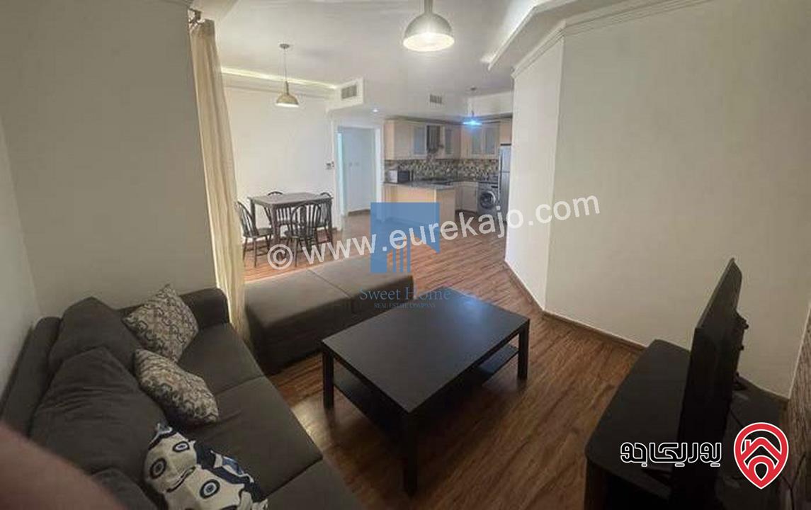 شقة استثمارية مفروشة فاخرة للبيع في جبل عمان - قرب السفارة الفلسطينية طابق ثالث 95م بسعر مغري