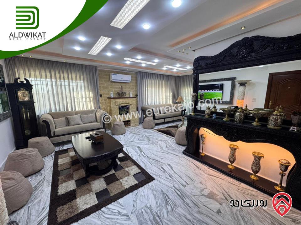 شقة مفروشة للبيع او للايجار في عمان - الصويفية طابق ثالث مساحة 160م ومساحة الترس 10م موقع مميز