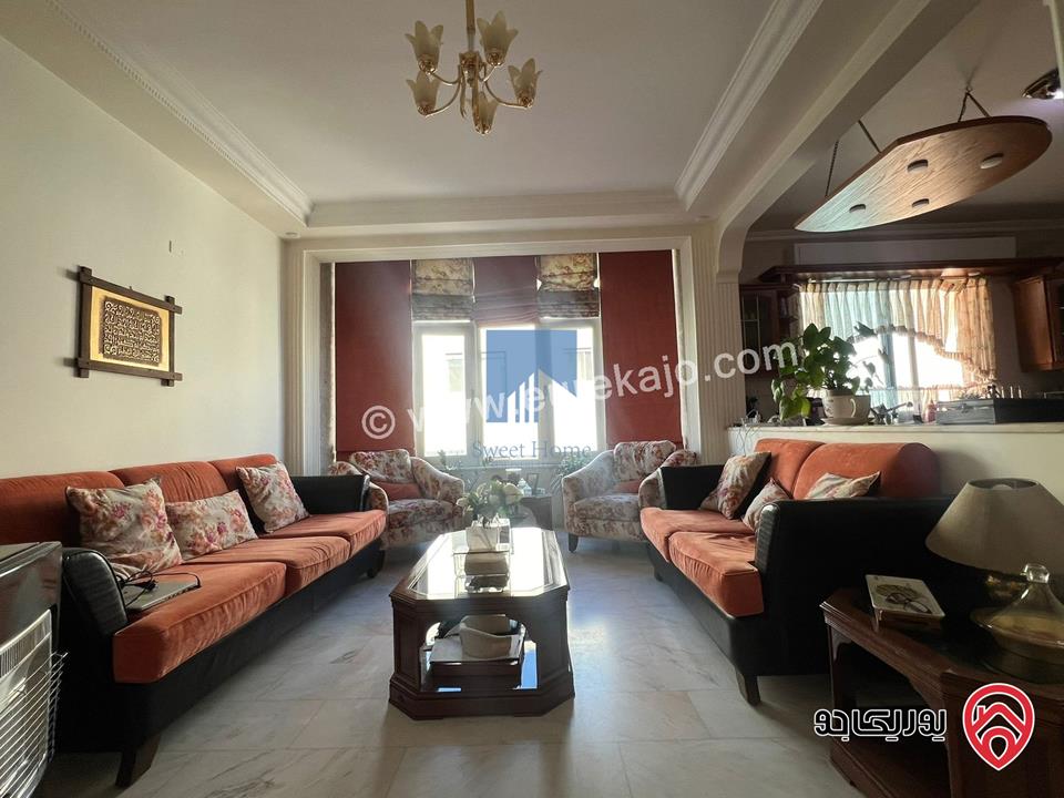 شقة فاخرة للبيع في عمان - خلدا - العوجانية قرب الهمشري طابق ثالث 213م تشطيب سوبر ديلوكس بسعر مغري