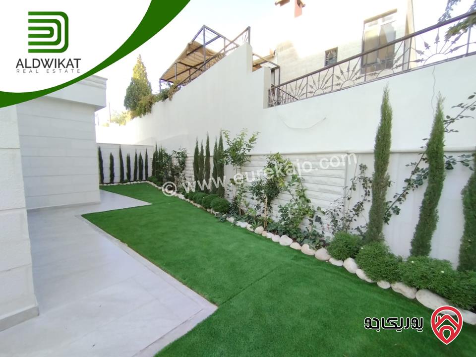 شقة طابق ارضي مساحة البناء 200م ومساحة الحديقة 150م للبيع في عمان - دابوق