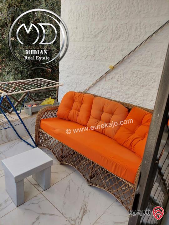 شقة مفروشة للايجار في عمان - الشميساني مساحة 165م طابق اول تشطيبات وفرش سوبر ديلوكس