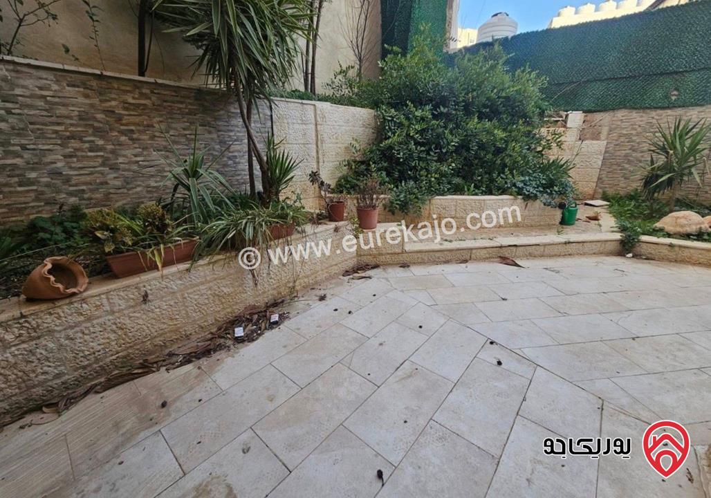 شقة شبه أرضية مساحة 200م داخلي و 200م خارجي للايجار في عمان - الجاردنز 
