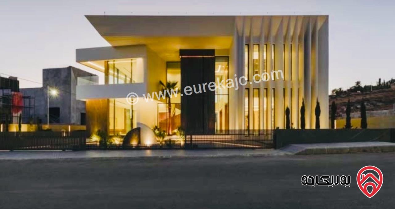 قصر فخم مساحة 1500م على أرض 1850م للبيع في عمان - دابوق 