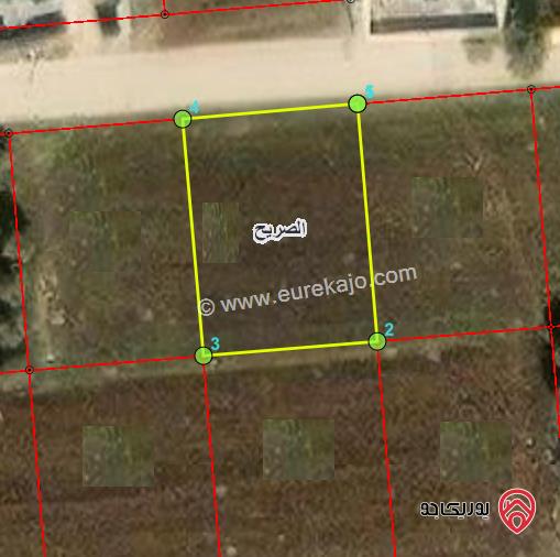 ارض للبيع مساحتها 543م في اربد - الصريح حوض سلمان الوسطاني