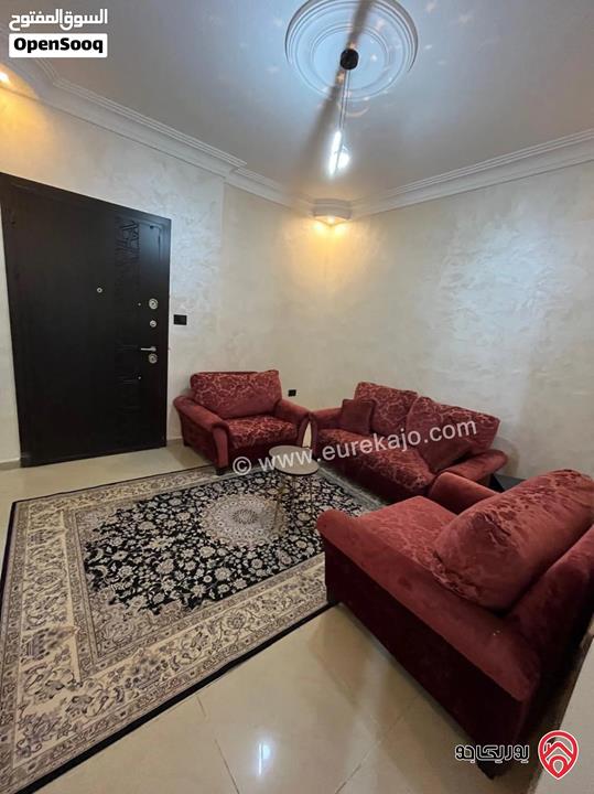 شقة مفروشة مساحة 110م طابق ثالث للايجار في عمان - الجبيهة 