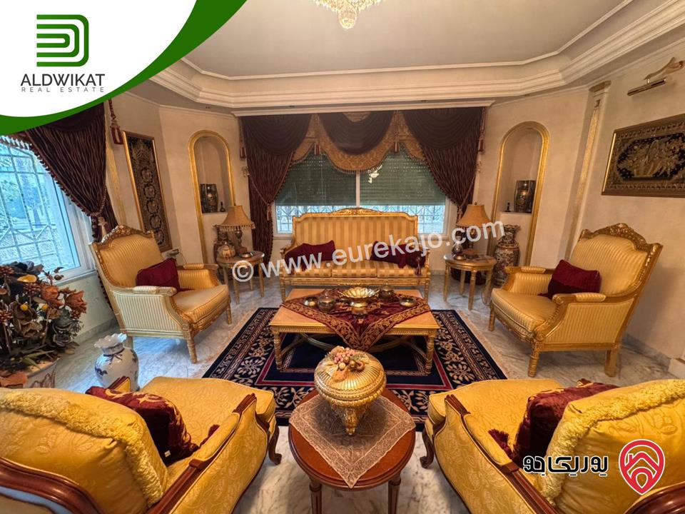 فيلا مفروشة مستقلة للبيع في عمان - ديرغبار مساحة الارض 1000 م مساحة البناء 1050 م