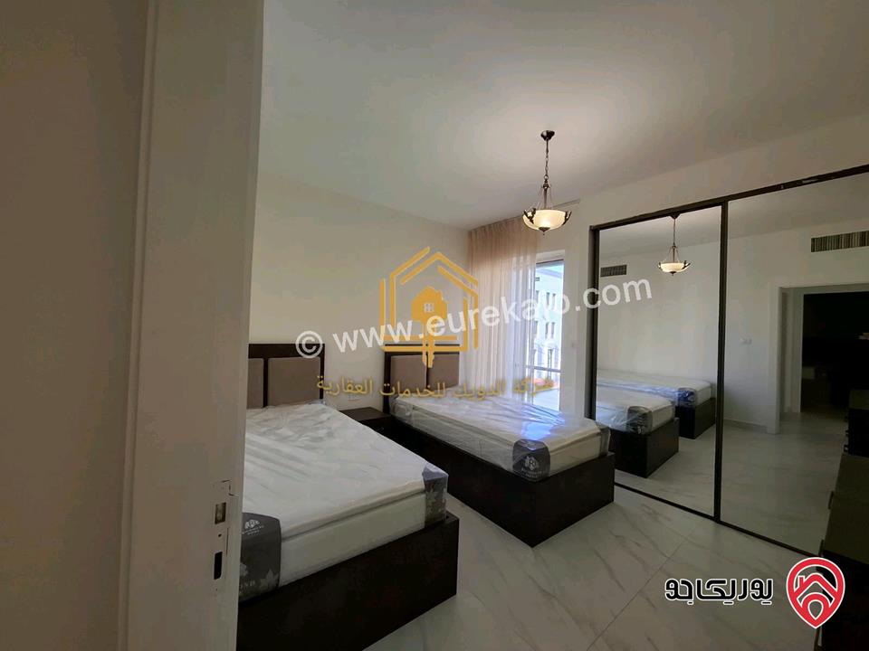 شقة مفروشة فاخرة طابق ثاني مساحة 93م للإيجار في عمان - الدوار الخامس 