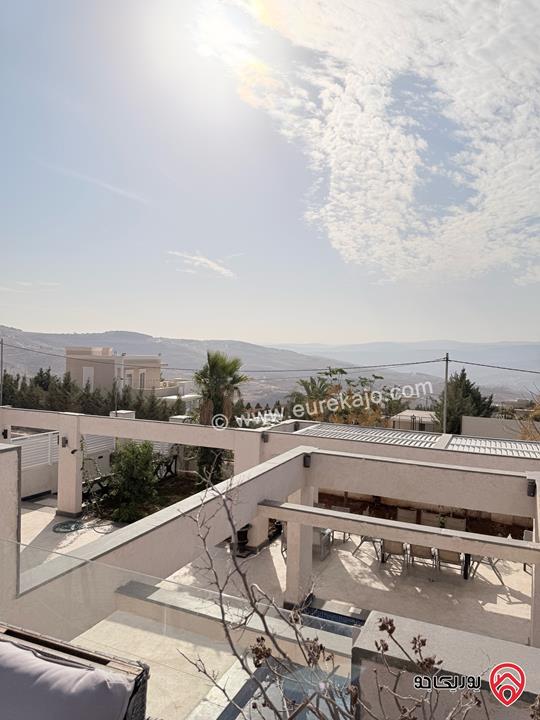 مزرعة مساحة الأرض 904م والبناء 80م للبيع بمنطقة الرشايدة/ جرش بإطلالة خلابة خلف جامعة جرش الأهلية 